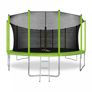 ARLAND Батут 16FT с внутренней страховочной сеткой и лестницей (Light green)
