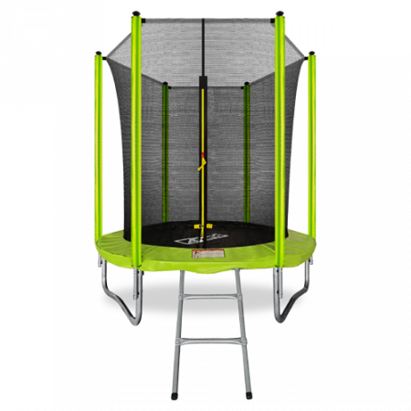 ARLAND Батут 6FT с внутренней страховочной сеткой и лестницей (Light green)