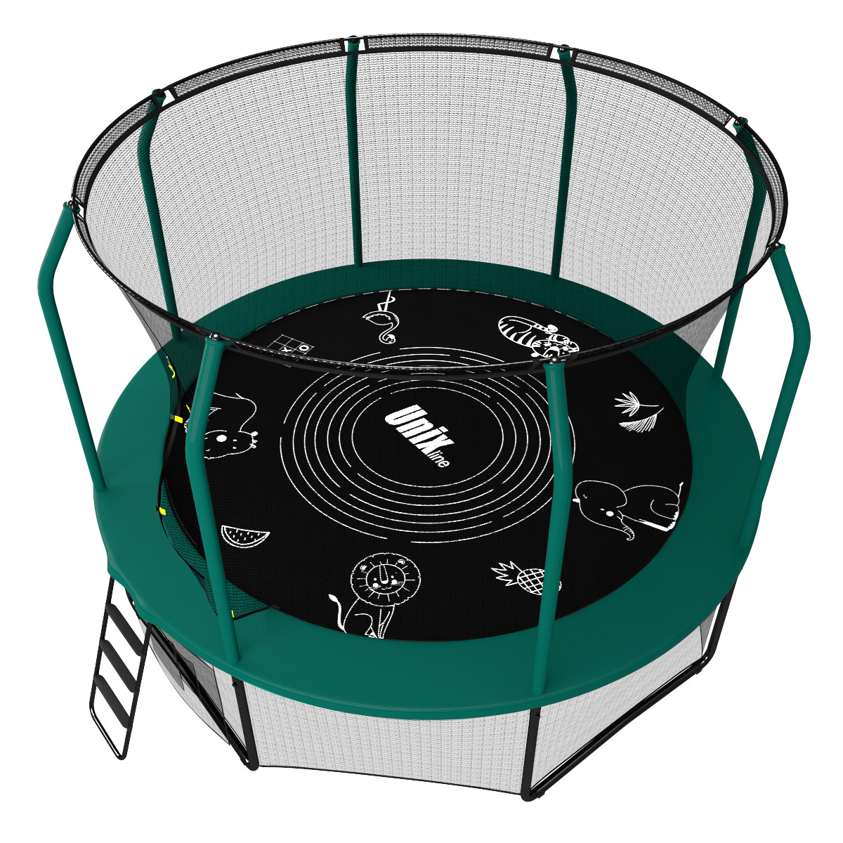 Батут UNIX line SUPREME GAME 16 ft (green)