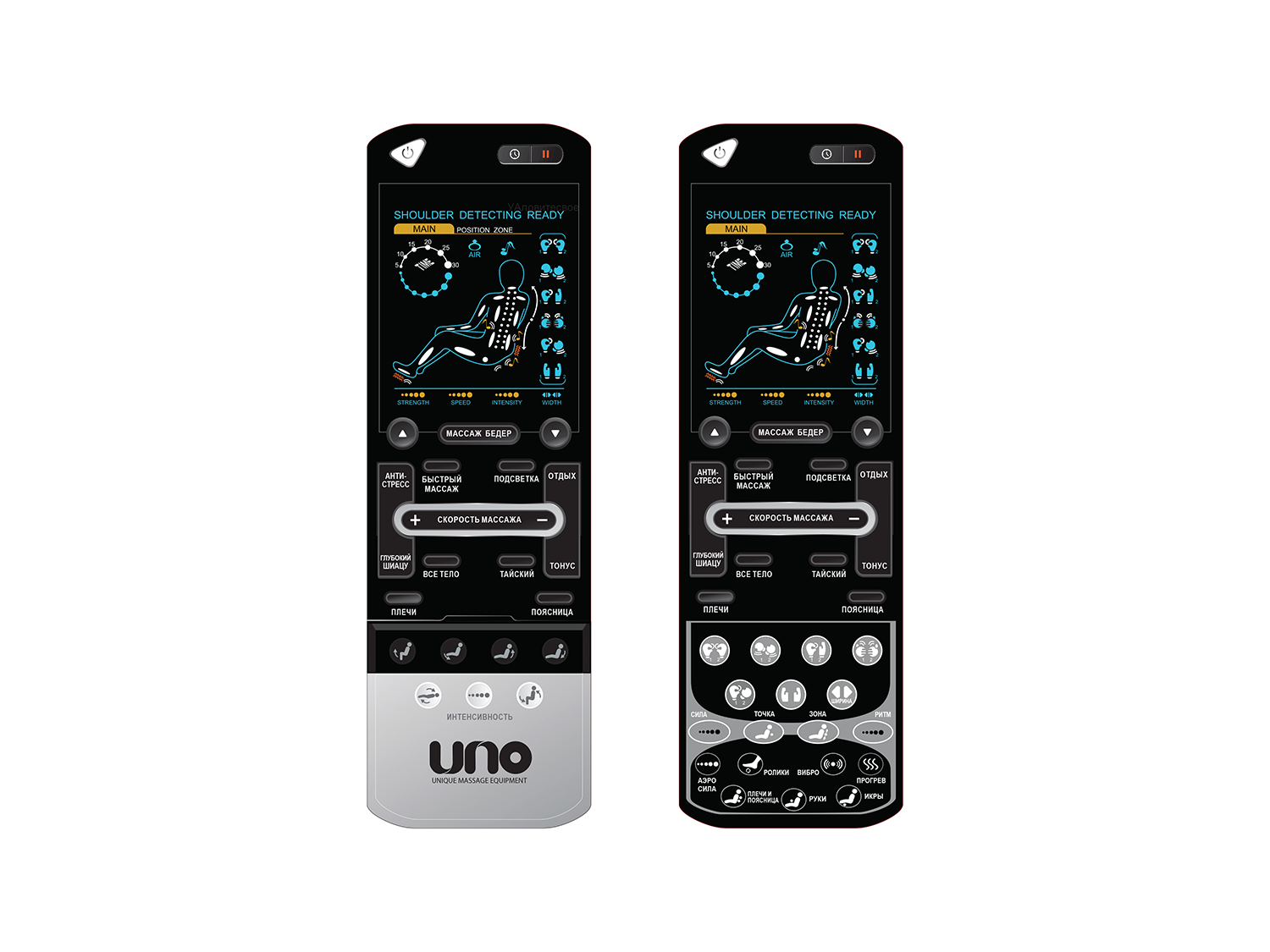 Массажное кресло UNO One UN367 Black