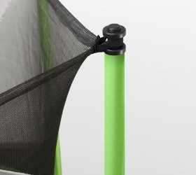 ARLAND Батут 8FT с внешней страховочной сеткой и лестницей (Light green)