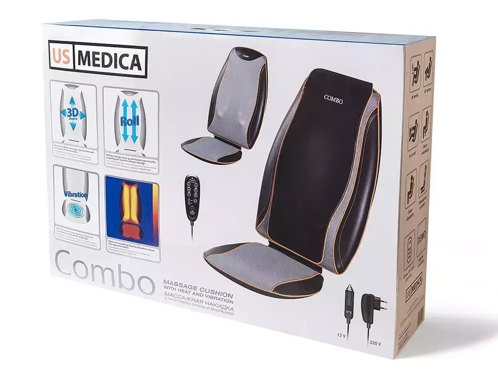 Универсальная массажная накидка US MEDICA Combo
