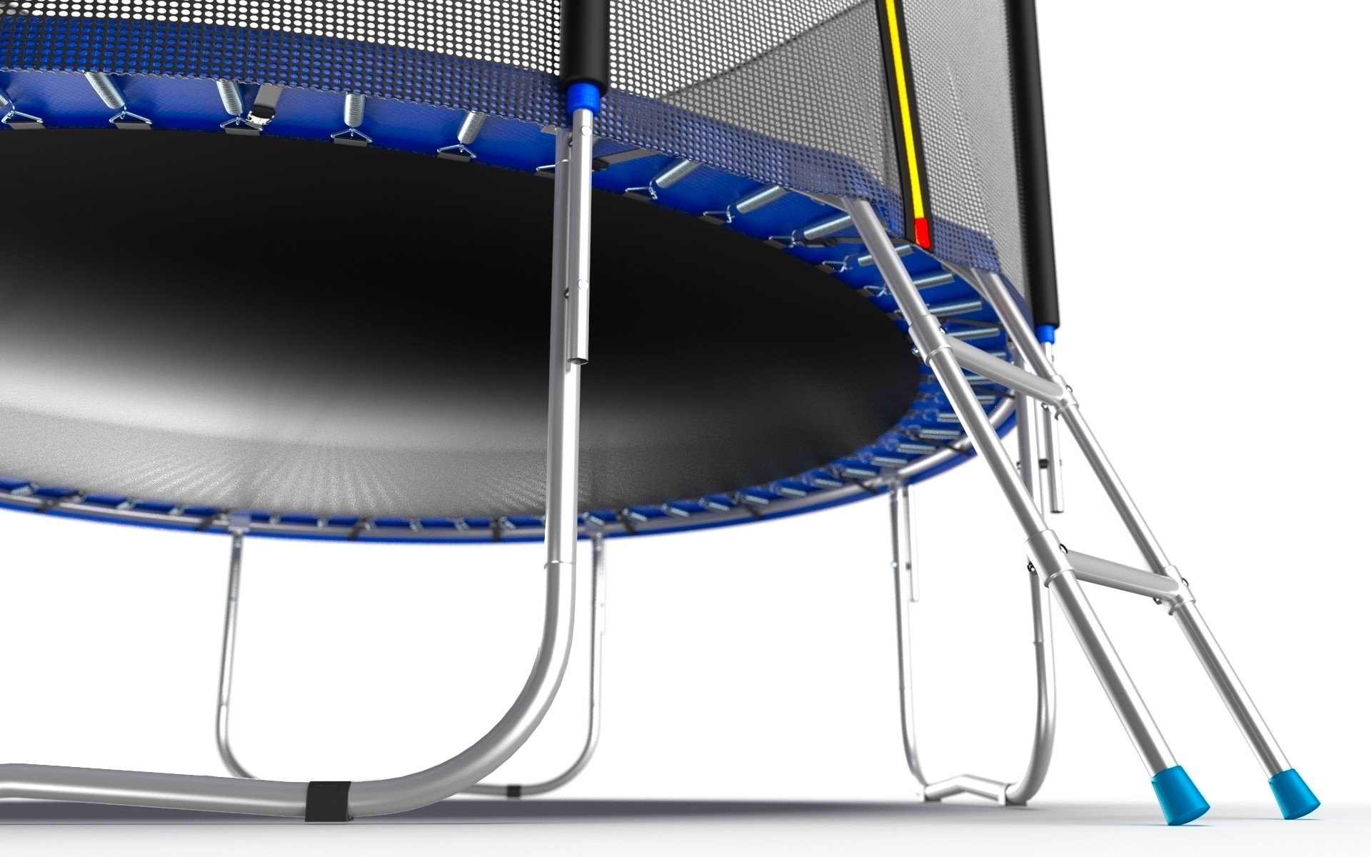 EVO JUMP External 16ft (Blue) Батут с внешней сеткой и лестницей, диаметр 16ft (синий)