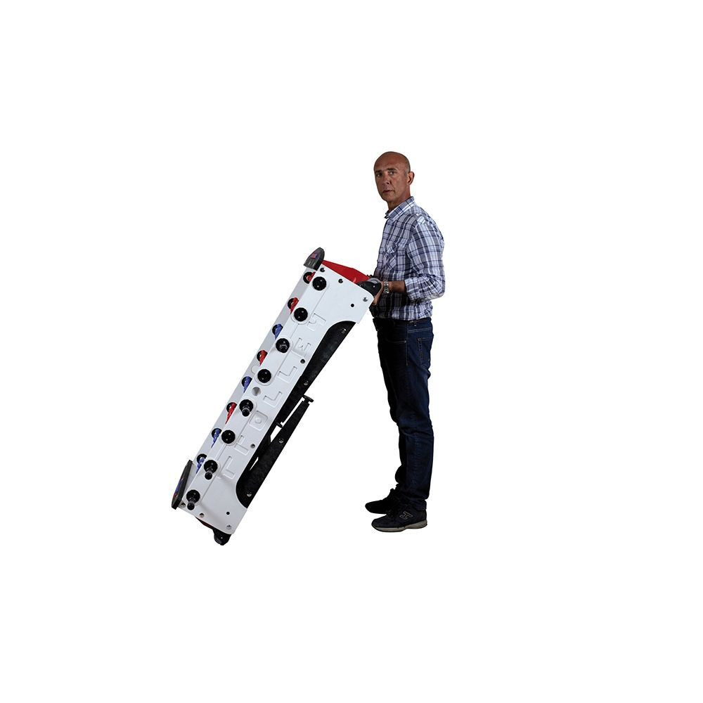 Игровой стол - футбол "STORM F-3 FAMILY OUTDOOR TELESCOPIC" (138x76x88, жетоноприемник) с защитным корпусом